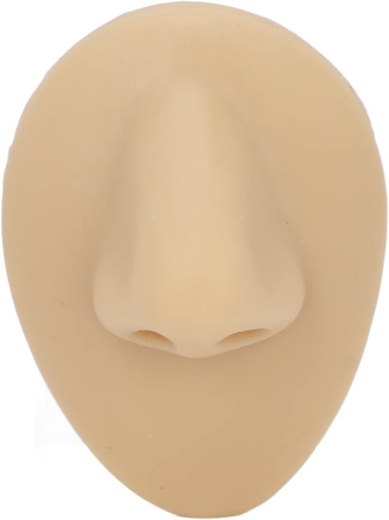 woobles Silicone Nose Model, Simulation Nose Model, Soft Silicone Flexible Human Nose Acupuncture Teaching Display Tool - Image 1
